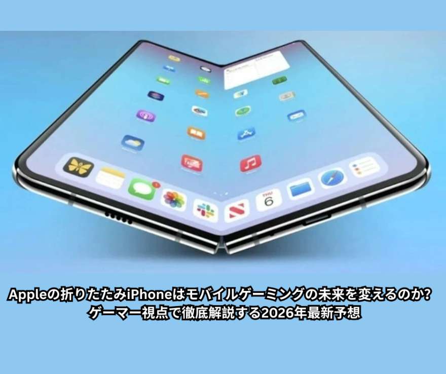 Appleの折りたたみiPhoneはモバイルゲーミングの未来を変えるのか? ゲーマー視点で徹底解説する2026年最新予想