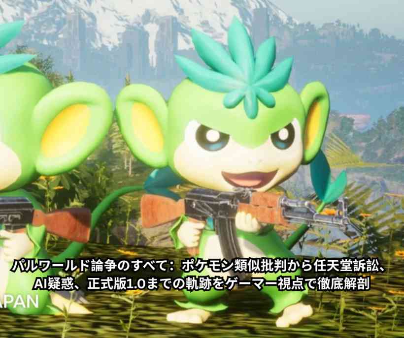 パルワールド論争のすべて：ポケモン類似批判から任天堂訴訟、AI疑惑、正式版10までの軌跡をゲーマー視点で徹底解剖