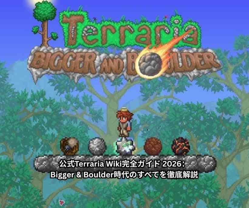 公式Terraria Wiki完全ガイド 2026：Bigger & Boulder時代のすべてを徹底解説