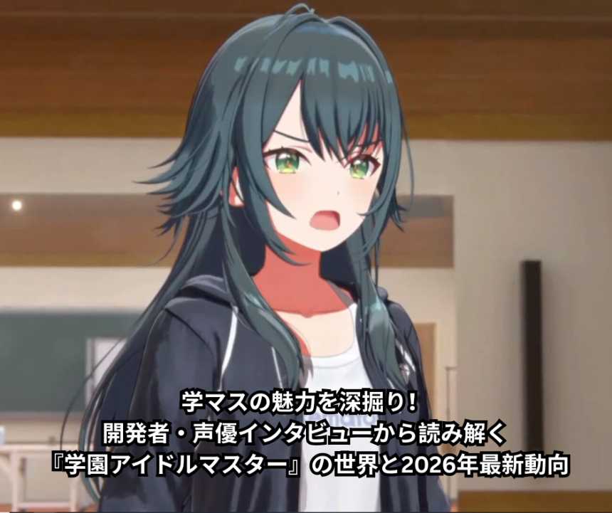 学マスの魅力を深掘り！開発者・声優インタビューから読み解く『学園アイドルマスター』の世界と2026年最新動向