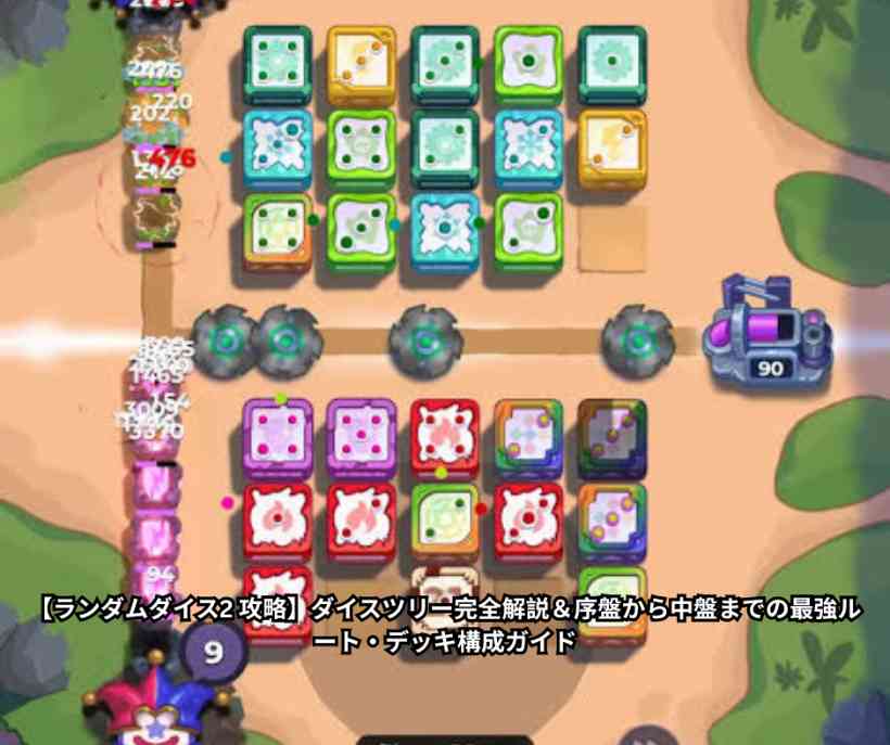 【ランダムダイス2 攻略】ダイスツリー完全解説＆序盤から中盤までの最強ルート・デッキ構成ガイド