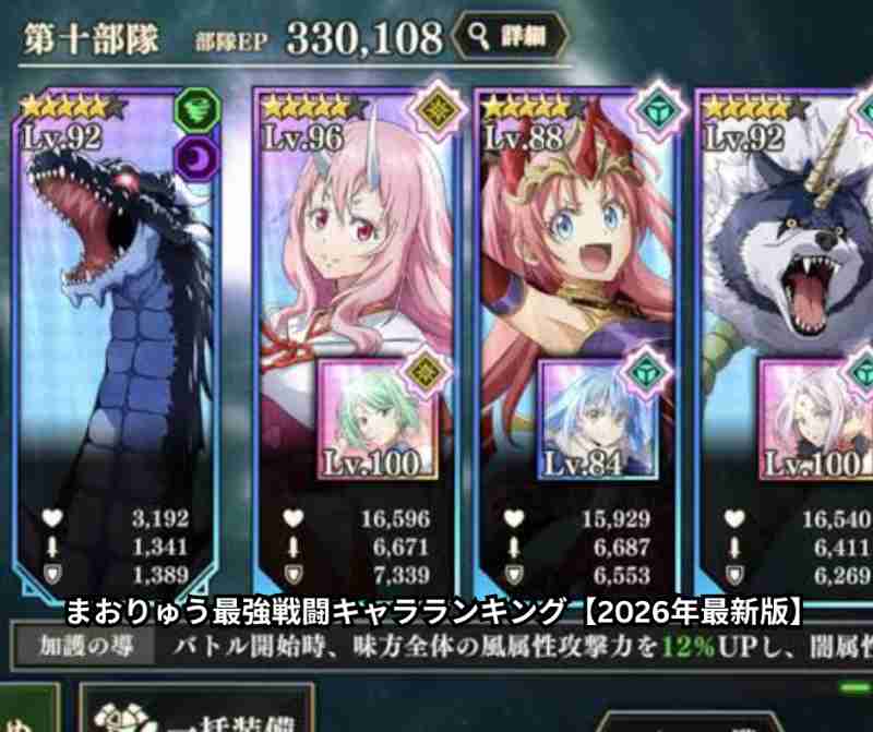 まおりゅう最強戦闘キャラランキング【2026年最新版】徹底解説