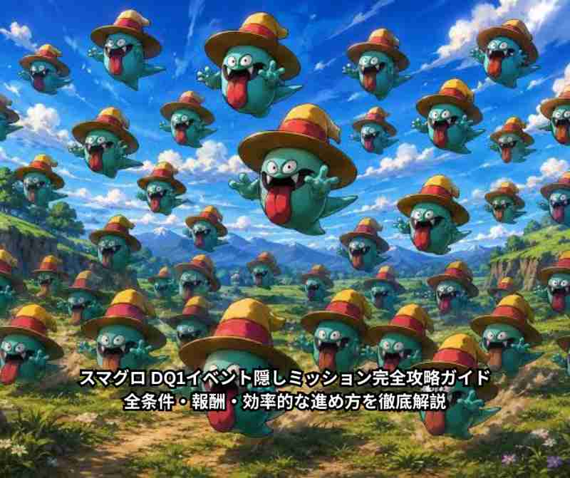 スマグロ DQ1イベント隠しミッション完全攻略ガイド｜全条件・報酬・効率的な進め方を徹底解説