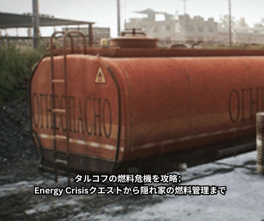 タルコフの燃料危機を攻略：Energy Crisisクエストから隠れ家の燃料管理まで